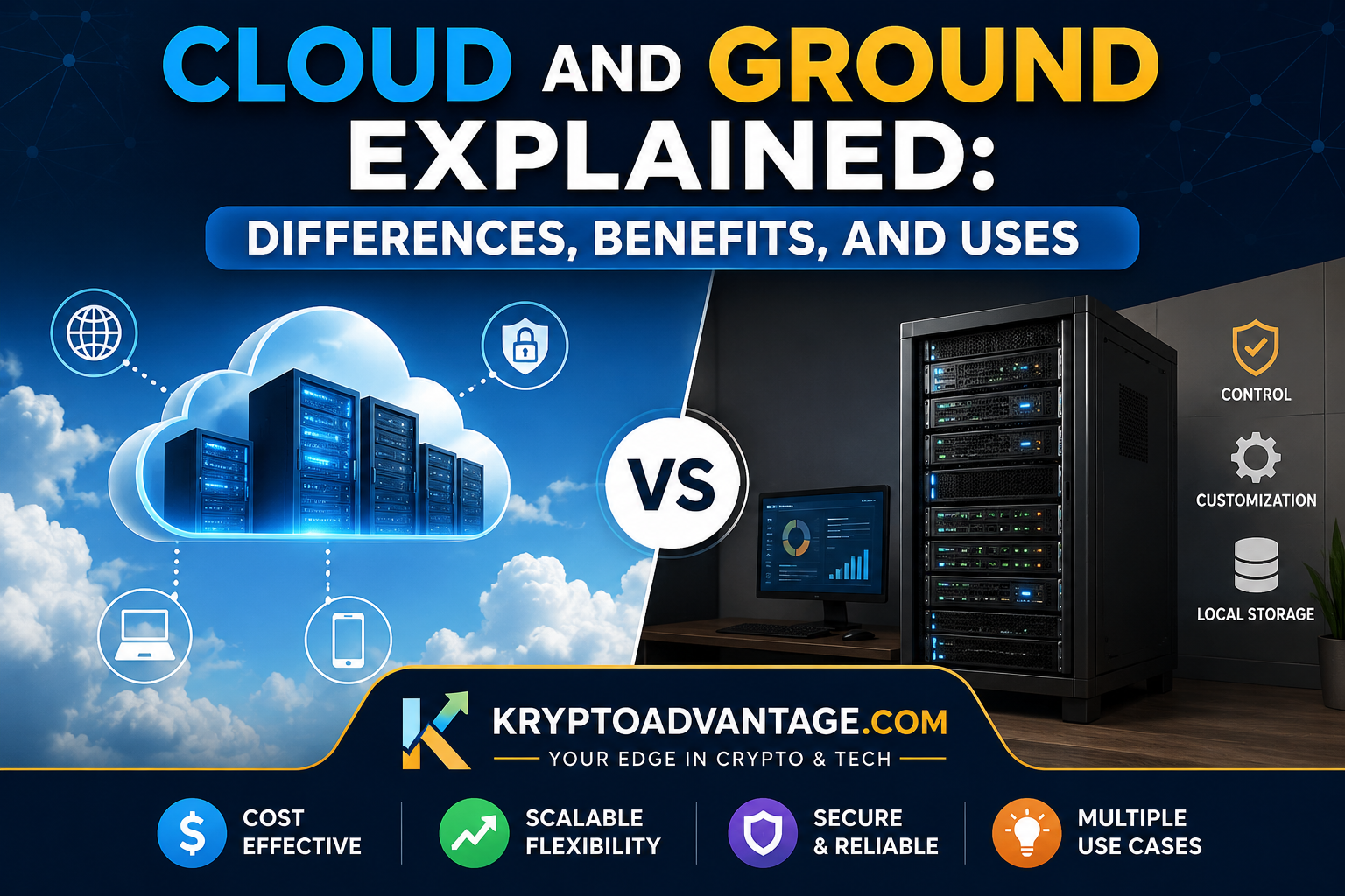 cloud and ground