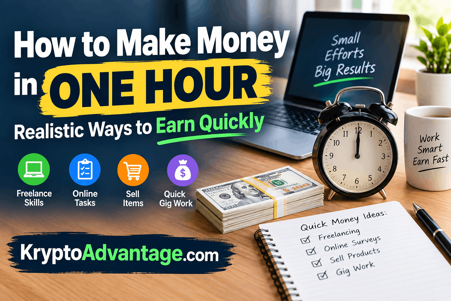 How to Make Money in One Hour