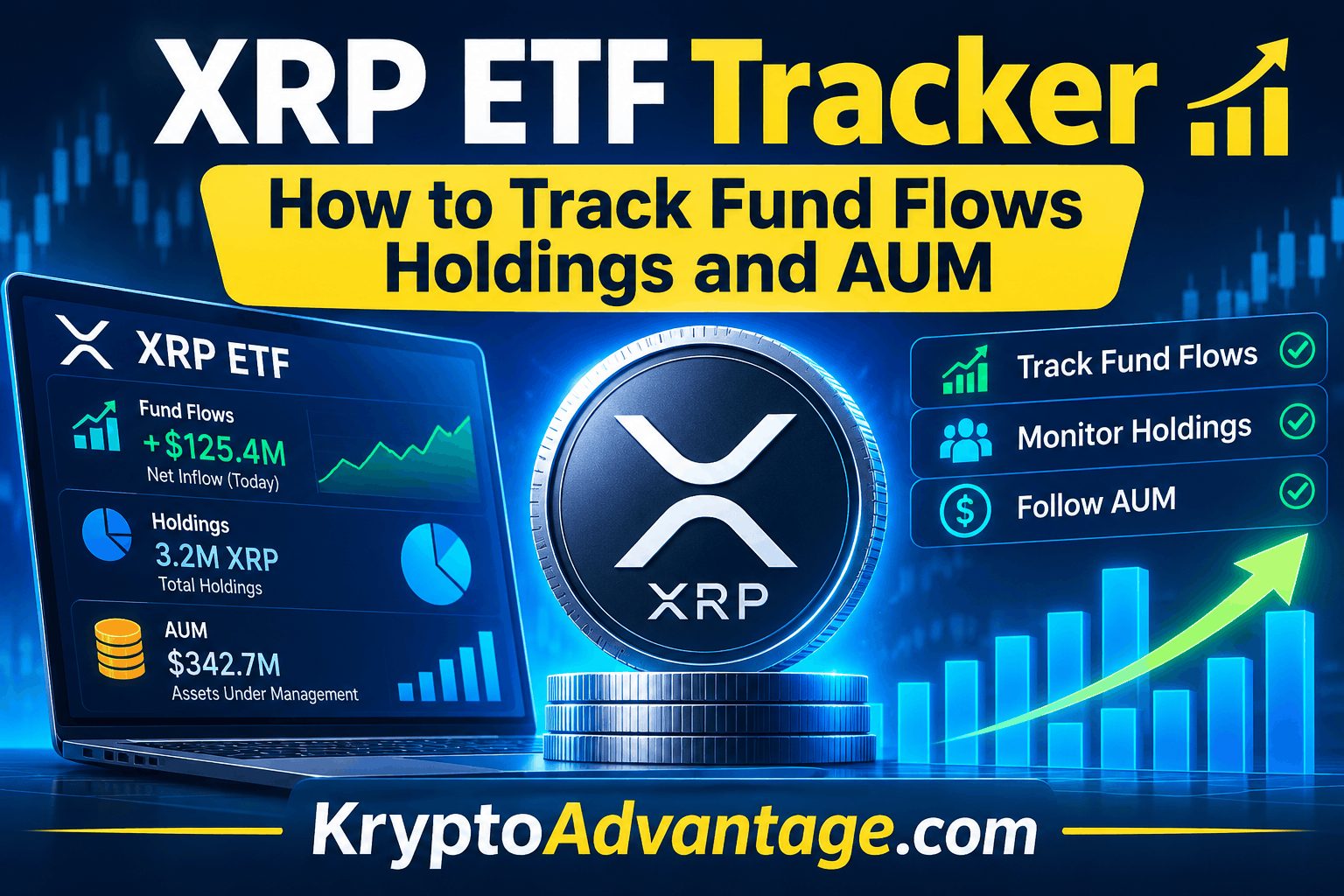 XRP ETF Tracker How to Track Fund Flows Holdings and AUM